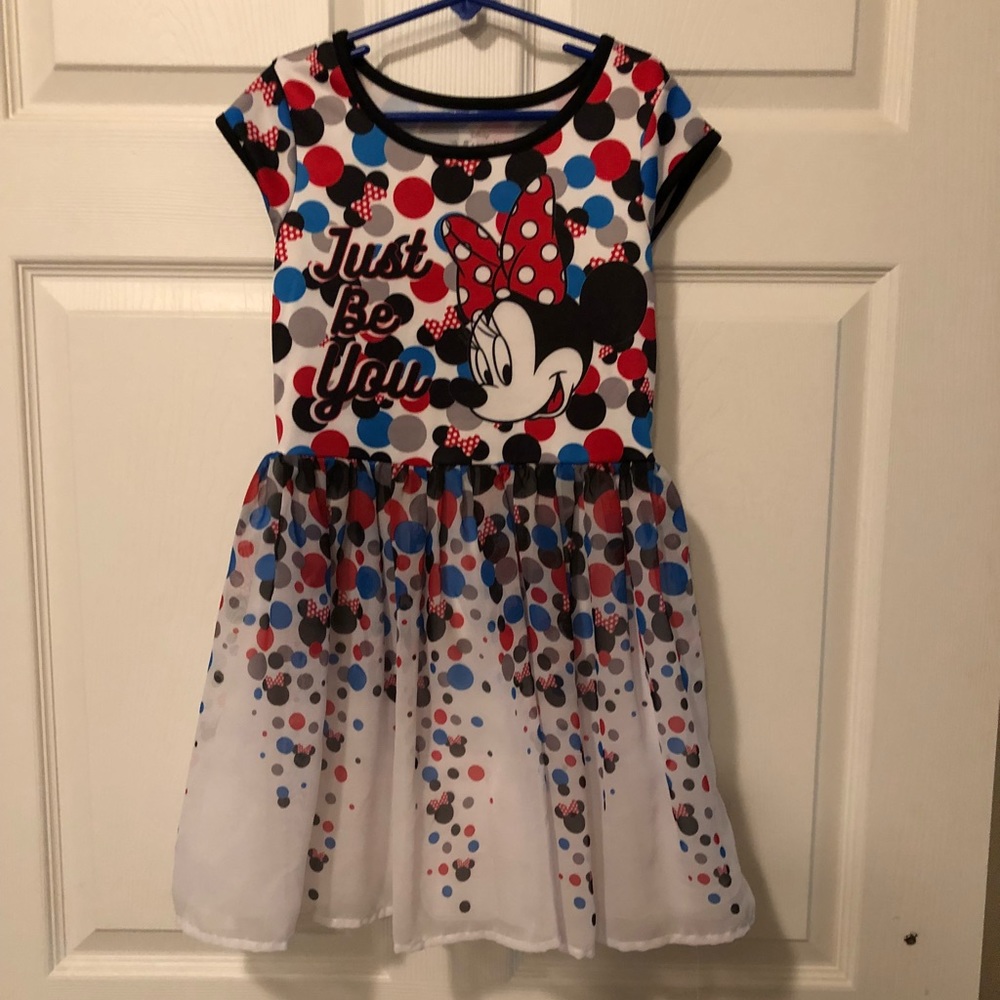 Minnie Mouse Dress w/tulle